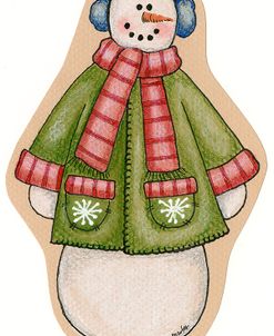 Green Jacket Snowman