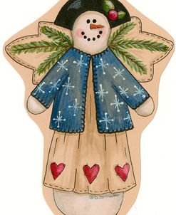 Blue Snowflake Jacket Snowwoman 2