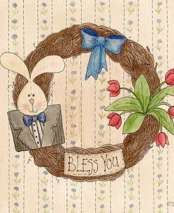 Bunny Bless You Wreath