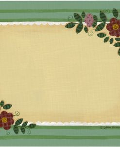 Lt. Green Striped Floral – A