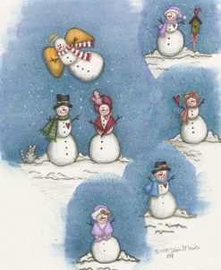 Snowman Collage