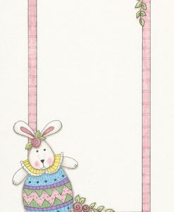 Bunny With Pink Border