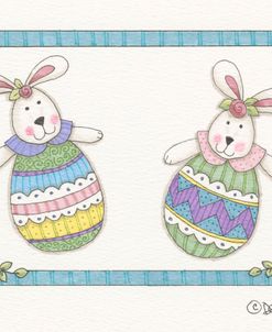 Two Easter Bunnies