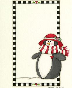 Girl Penguin In Red