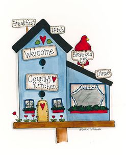 Country Kitchen Birdhouse