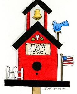 Flight School Birdhouse