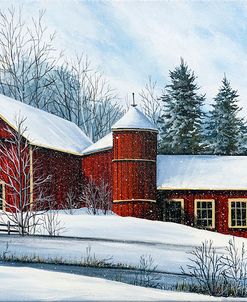 Red Barn Winter