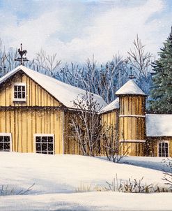 Yellow Barn Winter-sm