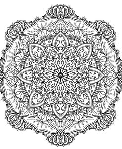 Digital Mandala 16
