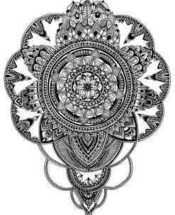 Hand Drawn Mandala 9