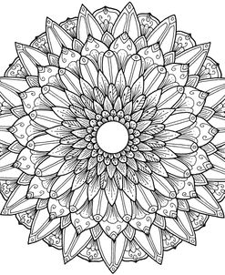 Hand Drawn Mandala 11