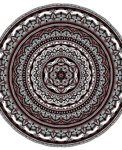 Black And Red Mandala