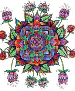 Coloured Mandala 10