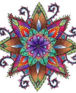 Coloured Mandala 11