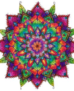 Coloured Mandala 13