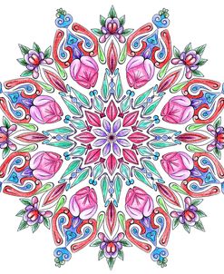 Coloured Mandala 6