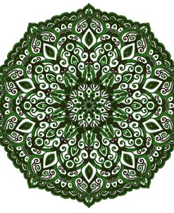 Green and Brown Mandala