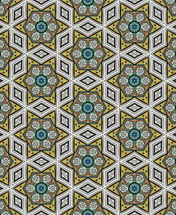 Yellow Stars Pattern