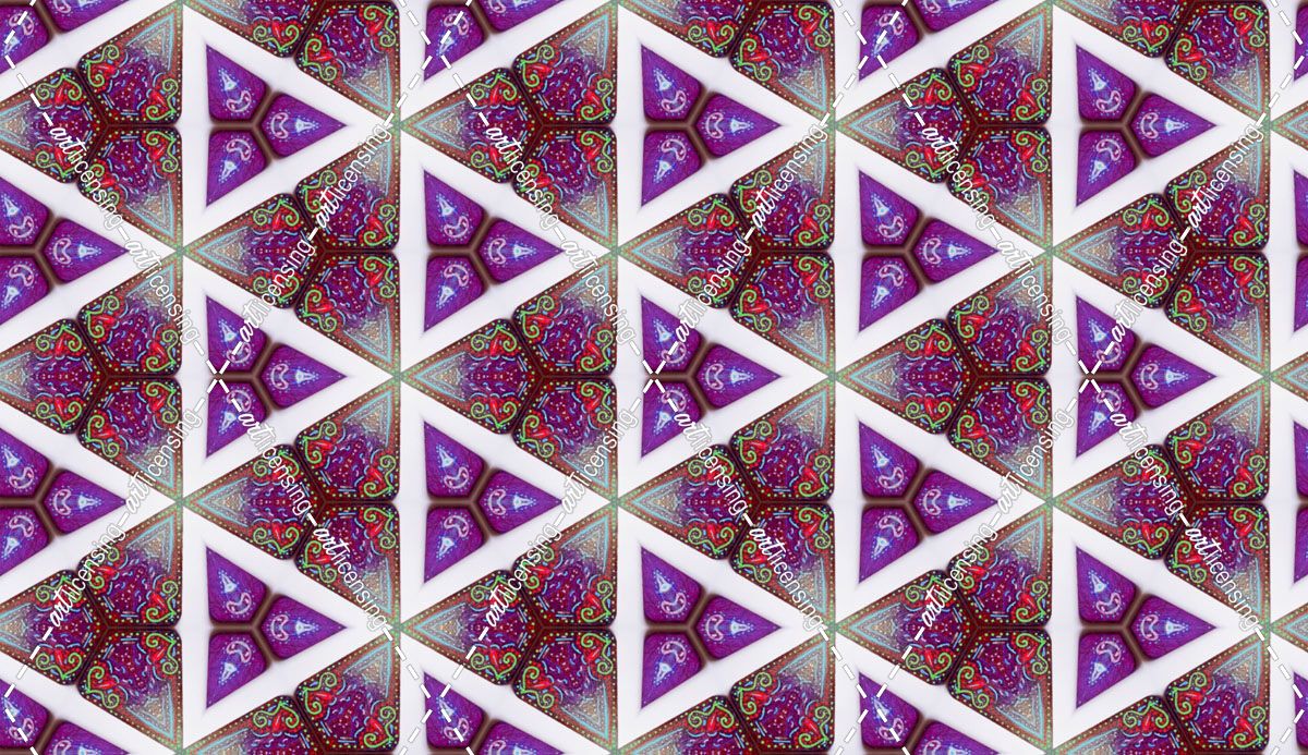 Purple Red Triangles