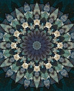 Fractal Mandala 12 blue