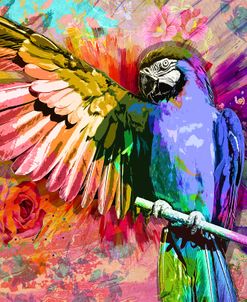 Floral Rainbow Parrot