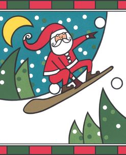 Santa Snowboard 2