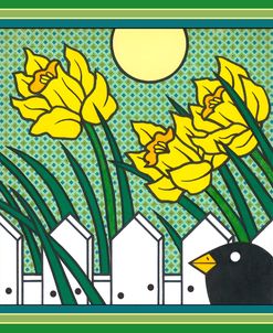 Daffodils 2 With Kernal The Crow