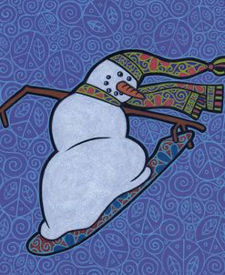 Snowman Snowboarder 2