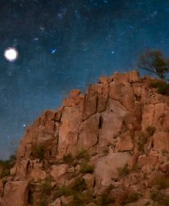 Southwestern Night Landscape