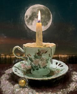 Teacup And Moon Still Life