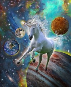 Unicorn And Planets