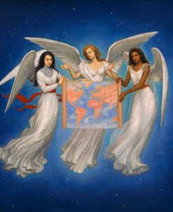 Angels with map