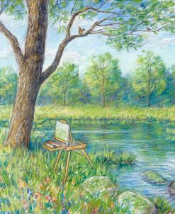 Easel by the River