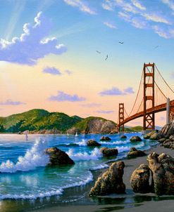 Golden Gate Sunset, Ca 2