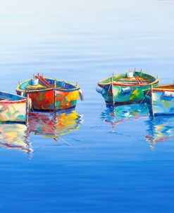 4 Boats Blue