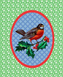 Vintage Christmas Robin
