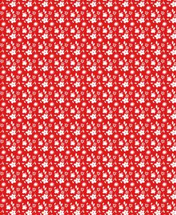 Pattern Petite Flowers On Cinnamon