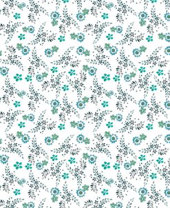 Forget Me Nots On Cream Background