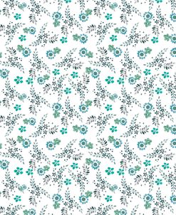Forget Me Nots On Cream Background