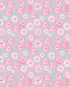 Pink Japanese Flowers On Grey