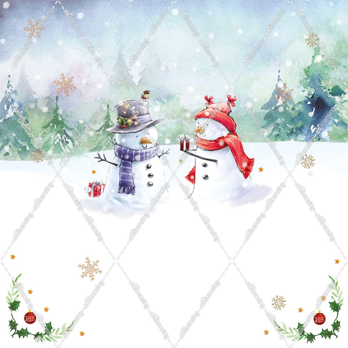 ELX15174 – Snowman Gift