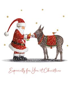 ELX19432 – Santa and Donkey