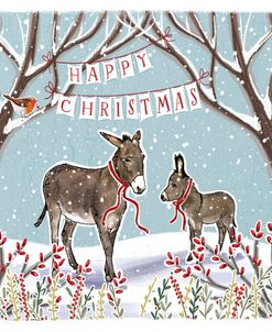 ELX19433 – Happy Christmas Donkeys
