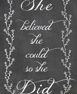 She Believed