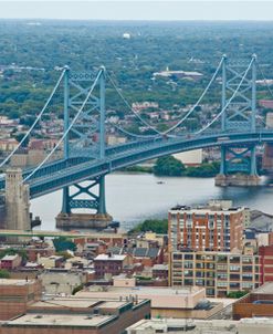 The Benjamin Franklin Bridge (aerial)