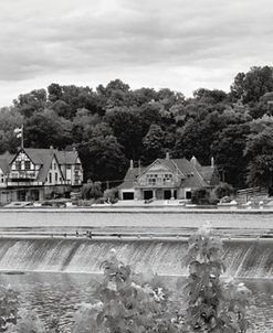 Boathouse Row (b/w)