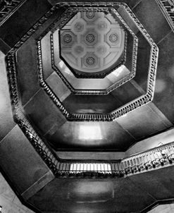 City Hall Stairwell (b/w)