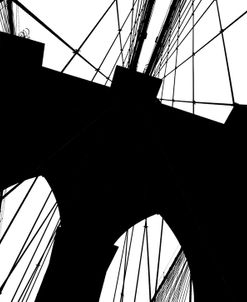 Brooklyn Bridge Silhouette (detail)