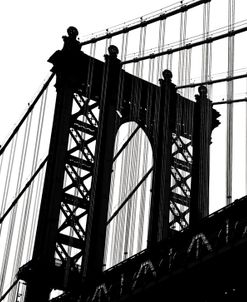 Manhattan Bridge Silhouette (detail)