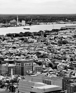 Aerial River (b/w)